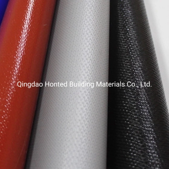 Manufacturer Supply Heat Insulation Fireproof Silicone Impregnated Glass Fiber Fabric Silicone Rubber Fiberglass Fabric