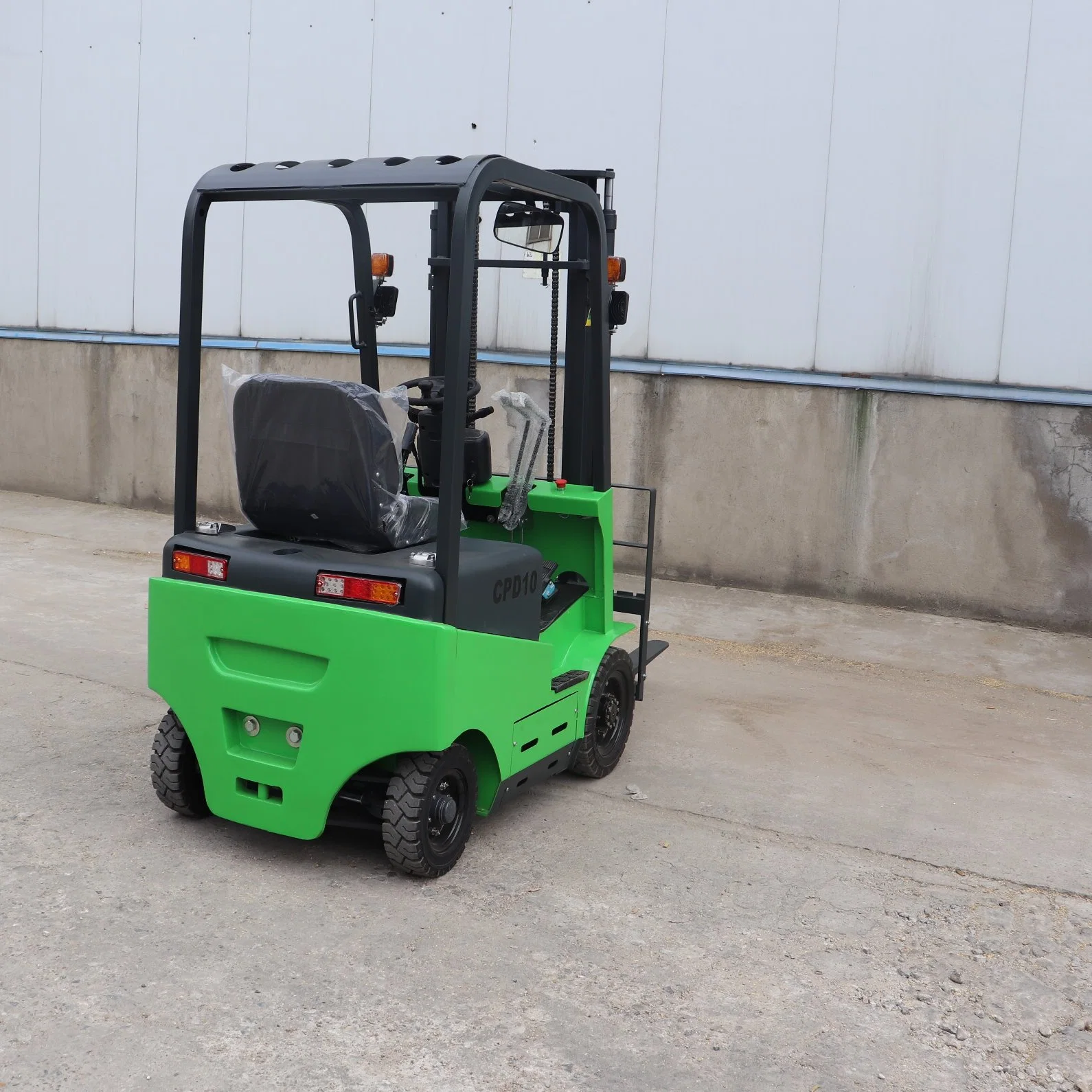 1ton 1000kg Lifting Height 5000mm 5m Four Wheel Battery Operated Mini Electric Forklift Equipment