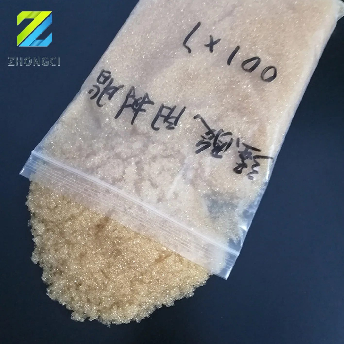 Pingxiang Zhongci 001*7 ablandador de agua ácida Resin-Ion de resina de intercambio catiónico de resina de intercambio