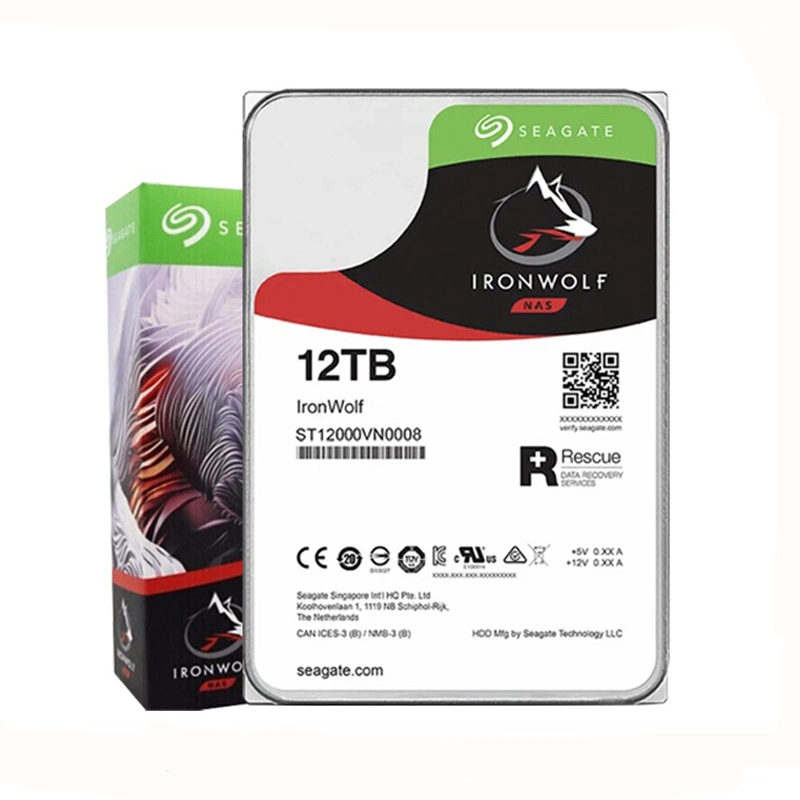 Seagate Skyhawk Ai St12000ve0008 12tb Surveillance Hard Drive 7200rpm SATA III 6GB/S 256MB Cache 3.5"