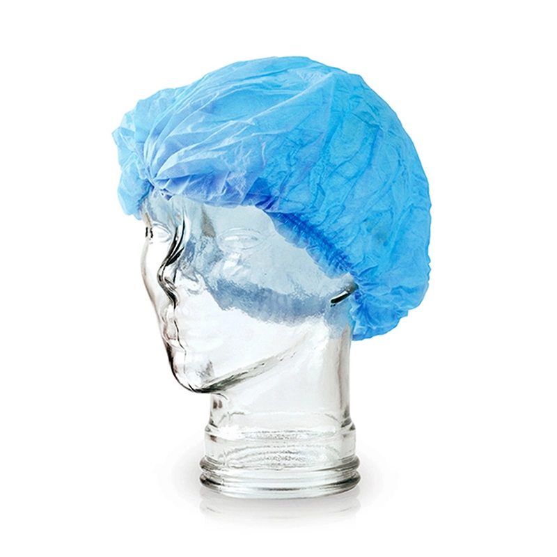 Cheveux Non-Woven douche caisson anti-poussière jetables le bouchon de couvercle plissé