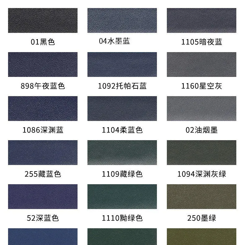 Soft Napa Grain Microfiber Leather 0.7mm Thickness for Bag Shoes Car Seat Sofa Chair Leather Material