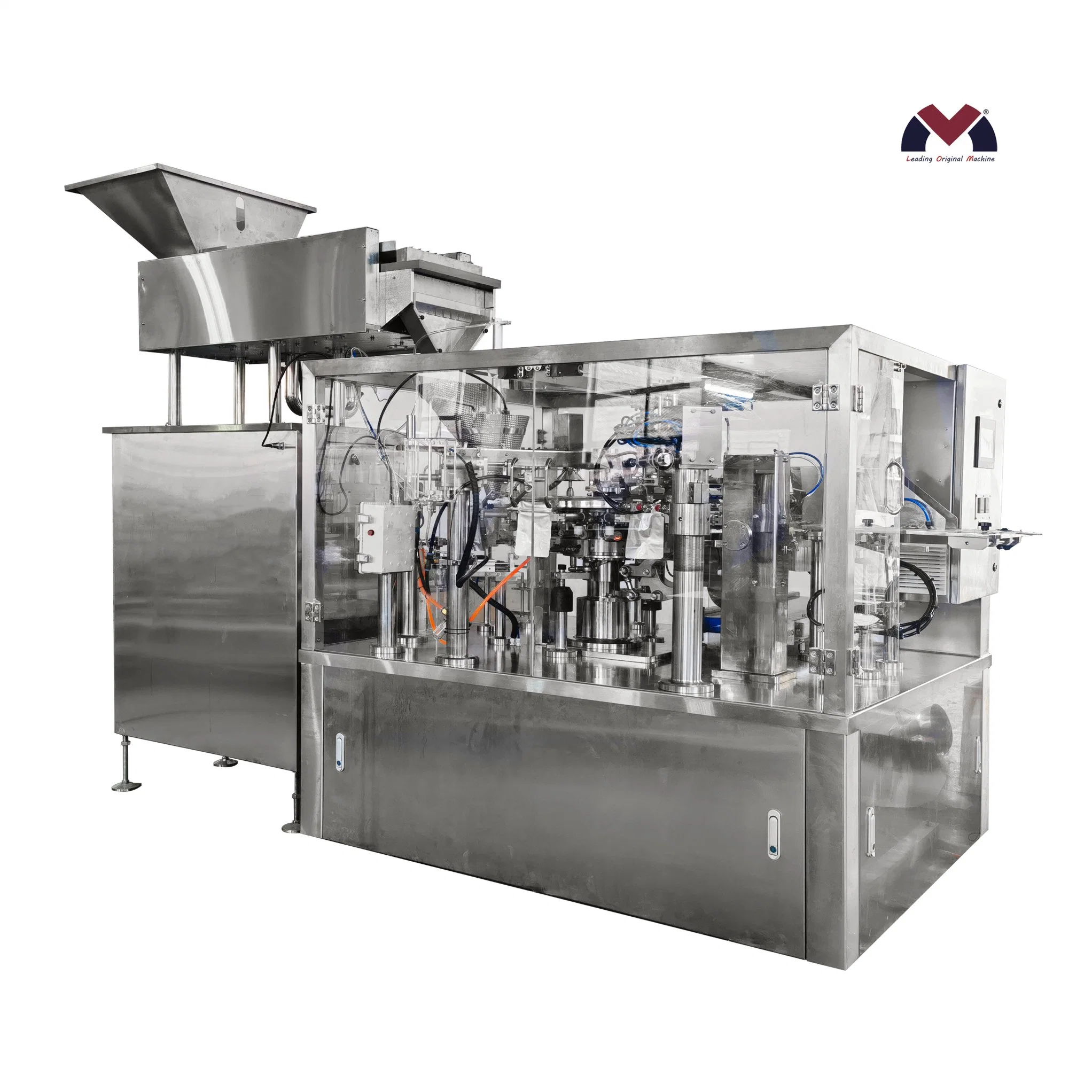 Rotary Preformed Stand up Zipper Doybag Filling Bagging Packing Packaging Machine for Animal Pet Food/Rice Pita Chips / Cracker / Frozen Sea Foods/Gummy