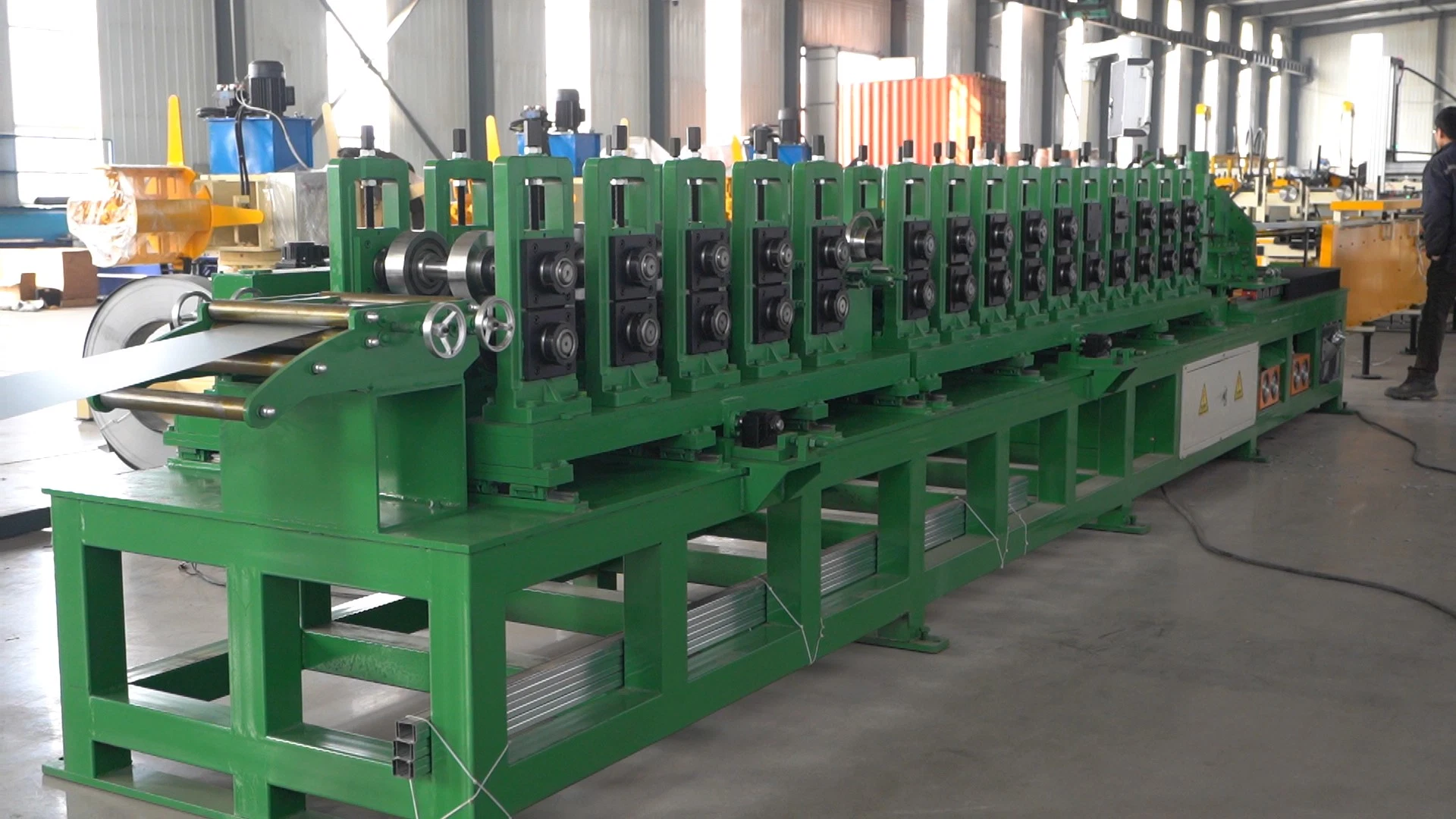 Building Material C U Channel Stud and Track Drywall Ceiling System Making Machinery Main Tee Cross Tee Roll Forming Machine Steel Frame Processing Equipment