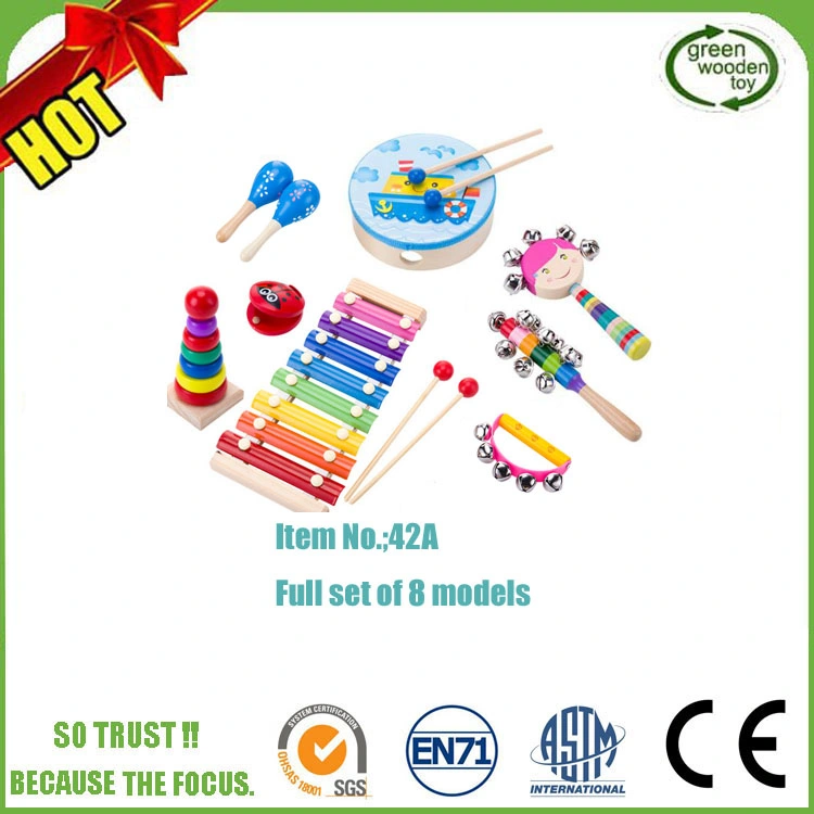 Wholesale/Supplier Kids Wooden Music Toys Wooden Instrument Toy Set