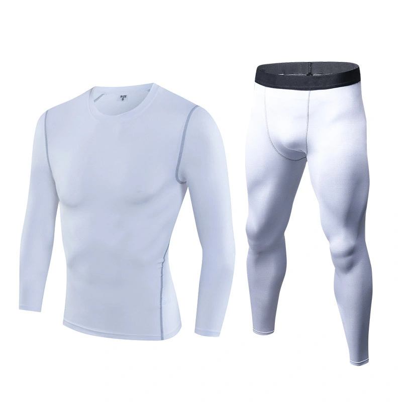 Combinaison de sport pour Homme maillot de sport à séchage rapide/Collants ensemble 2 pièces vêtements de fitness Entraînement en plein air vêtements de gym vêtements de football/baseball