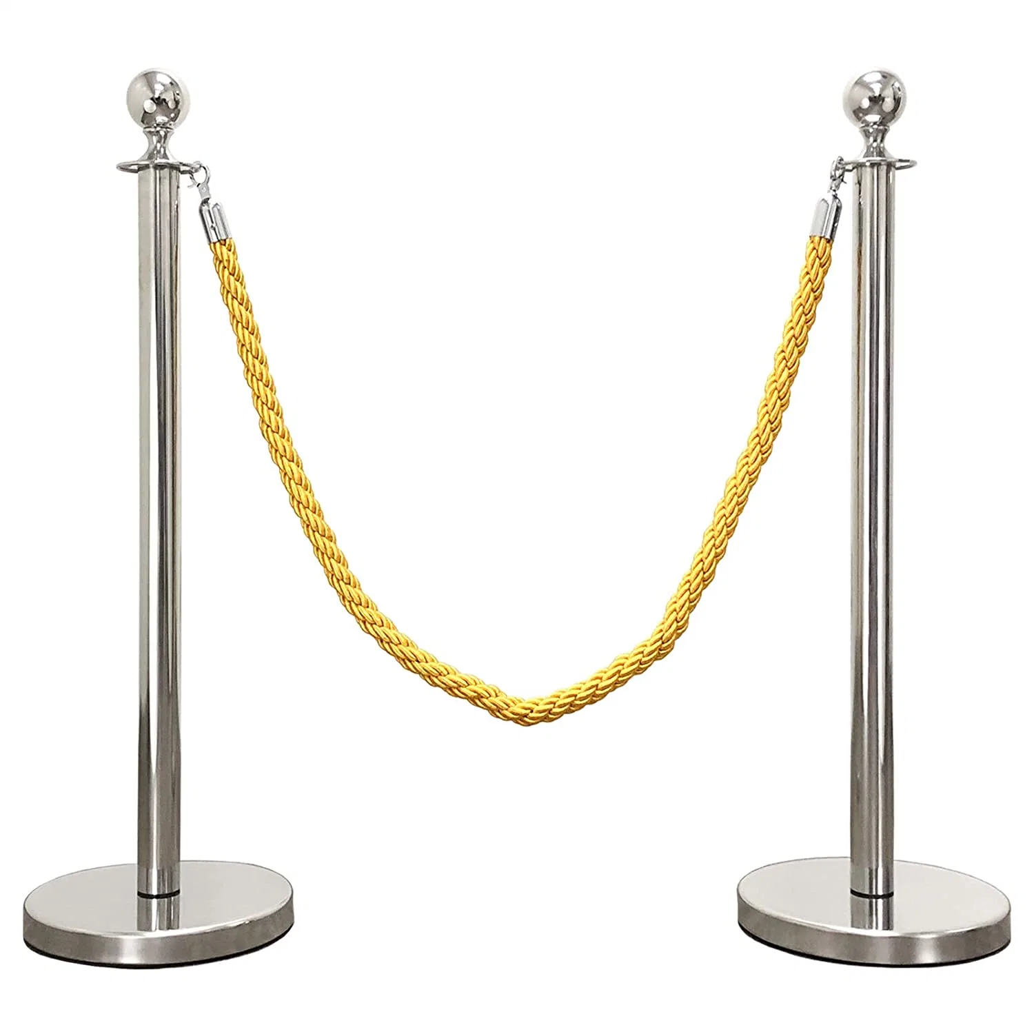 معرض متحف كروم ستانلس ستيل بوست وبارير روب stanchiones