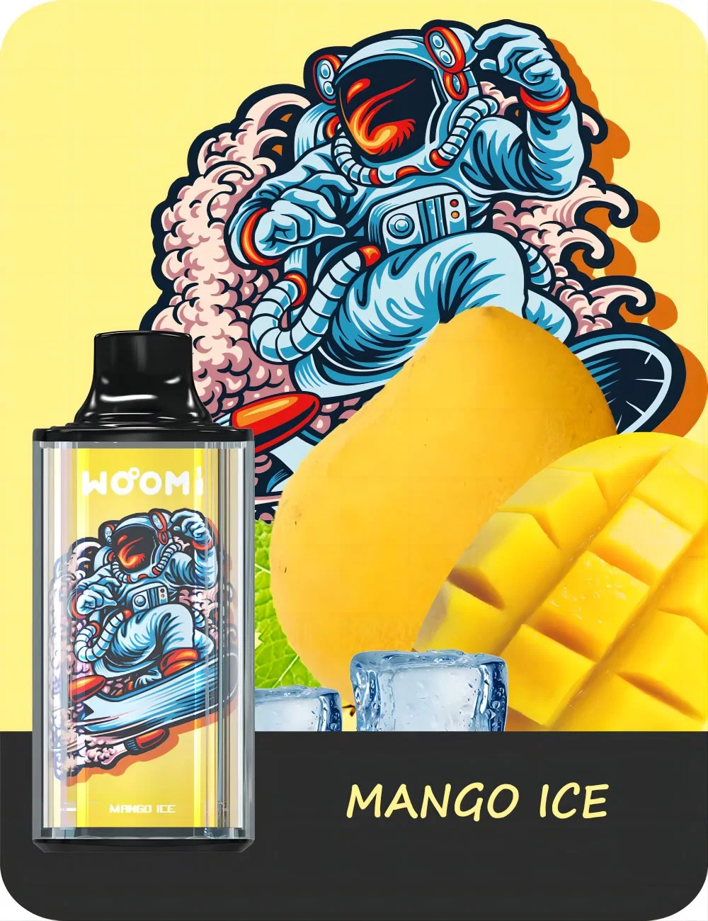 Comercio al por mayor barato Vape sabor de la fruta de maracuyá Guayaba Kiwi Woomi bc5000 6000 8000 10000 XXL Vape 18 ml 50mg cigarrillo desechable Pod Puff Bar