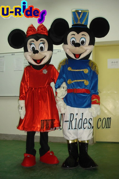 Red cloth Micky Fur Costumes for Party