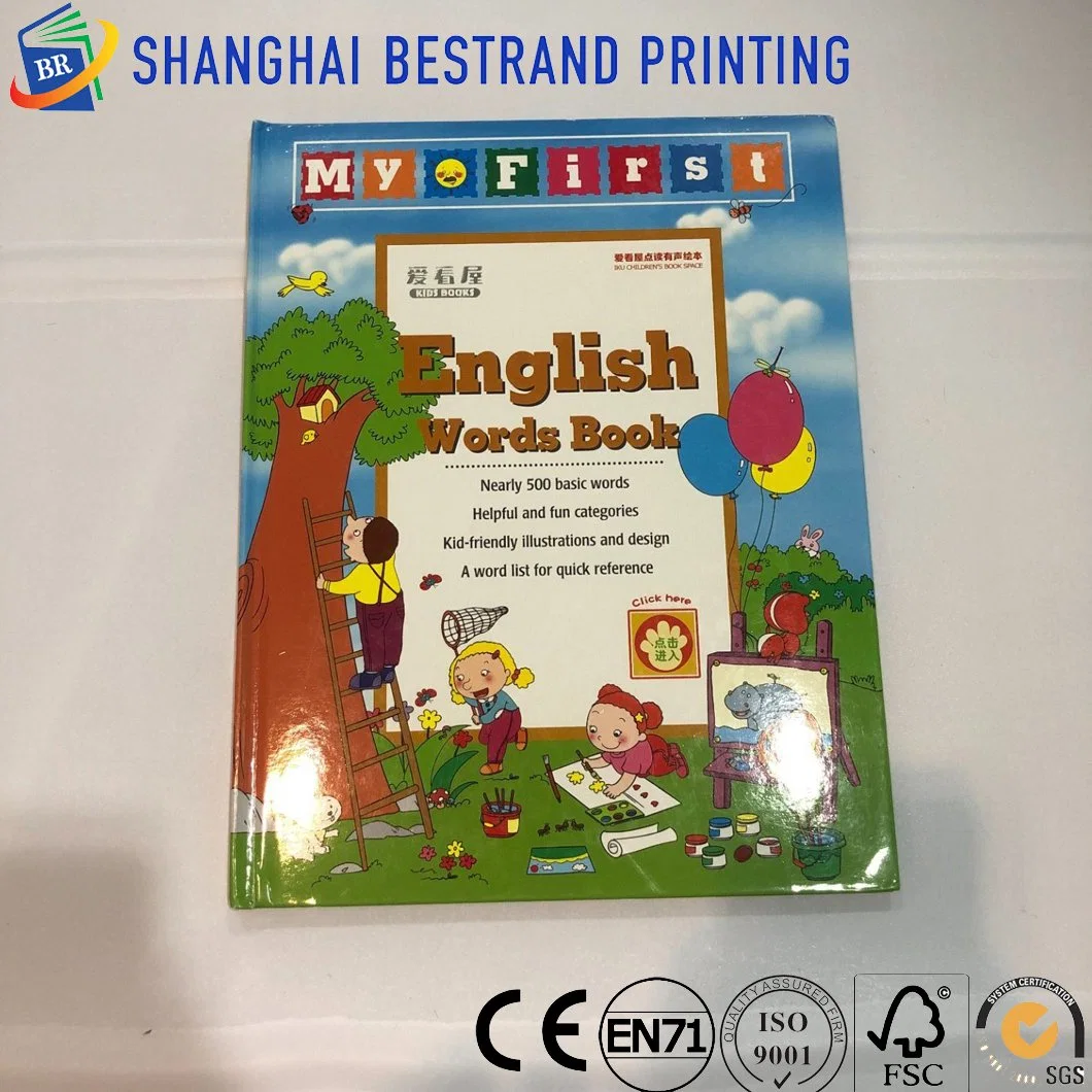 High quality/High cost performance Children Book Printing with Gold Foiling