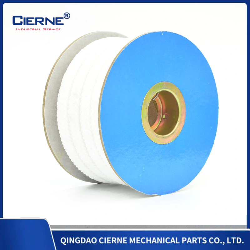 White Braided PTFE Gland Packing with Oil Material for Pump Seal