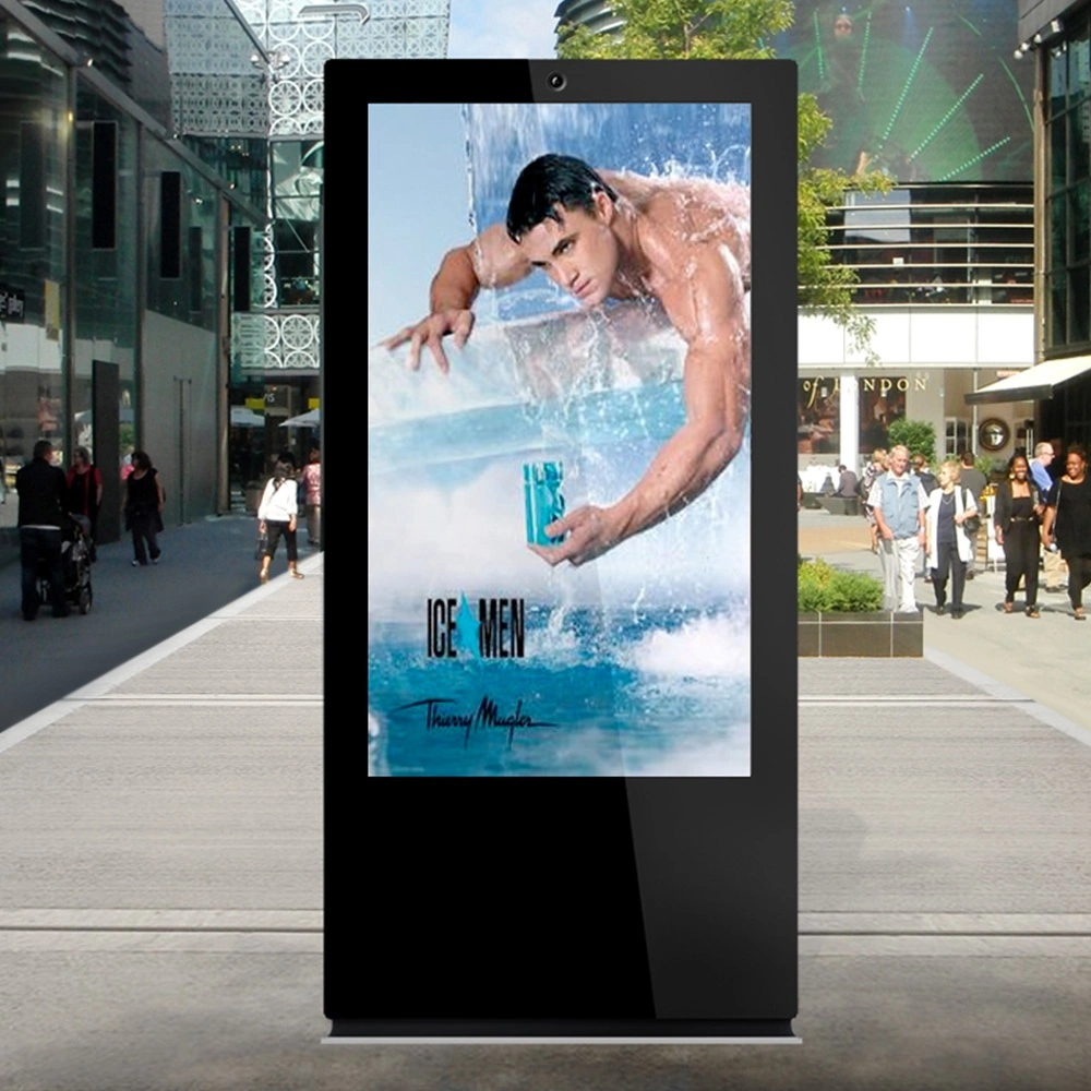 Publicidade exterior display LCD de Chão