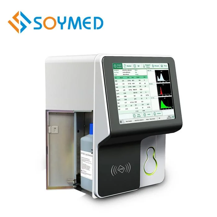 Fully Auto Touch Screen Hematology Analyzer 3-Part Blood Testing Cbc Machine