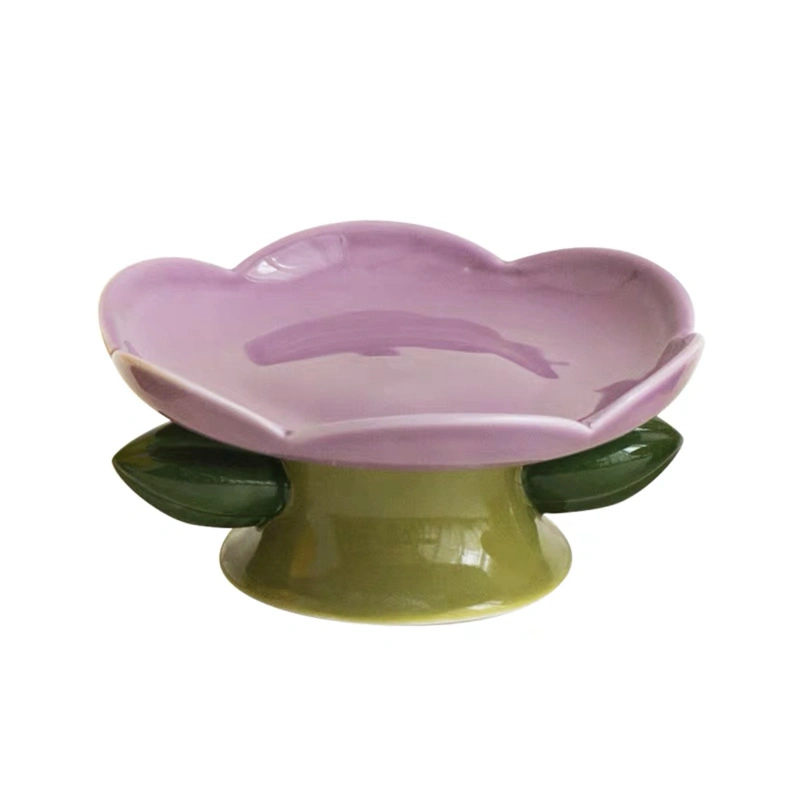 Ceramic Bowl,Lovely Small Animal No Spill No Turnover Food Water Bowl Dish Holder for Guinea Pig Rodent Rat Gerbil Cavy Mouse Hedgehog Dwarf Feeder Feeding Bowl