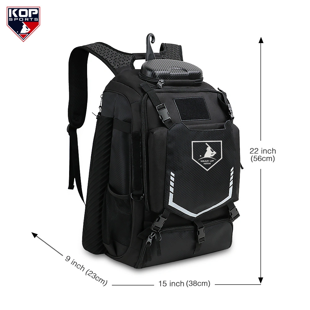 Sac de baseball de softball noir solide