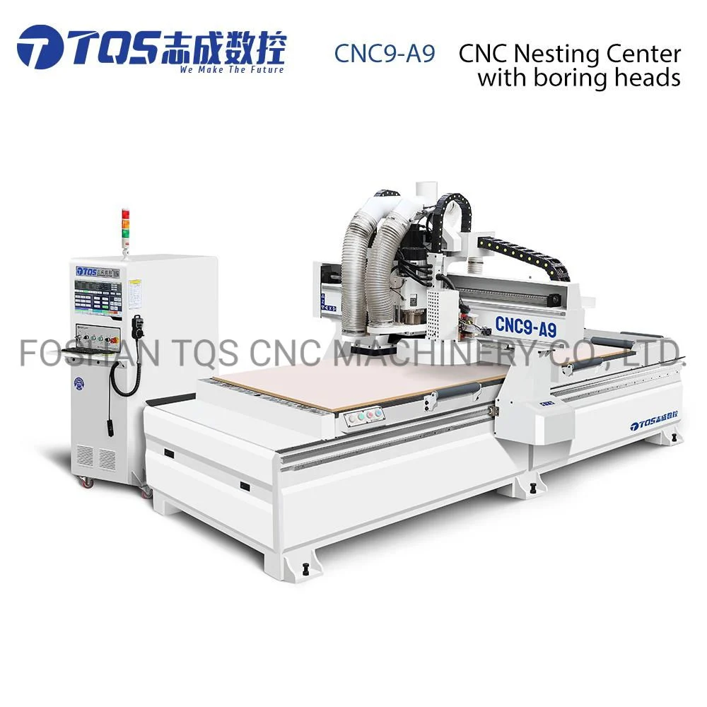 CNC Nesting Router with 5+4 Boring Head/Woodworking Router/Cutting Machine/Engraving Machine/Wood Boring Machine