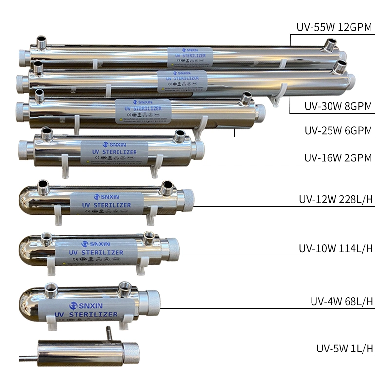 Aquarium 30W 8gpm UV Water Filter UV Sterilizer with Good Quartz UVC Lamp for Purify Water Sterilization