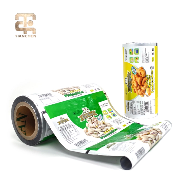 Printed Snack Food Packaging Aluminum Plastic Roll Film