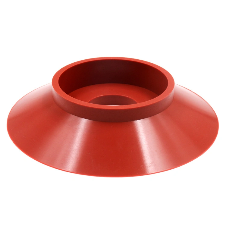 Manufacturer Customized Red Round Silicone Pad