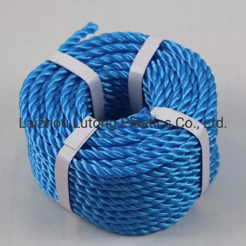 3 Strands PE Monofilament Ropes Plastic Twisted Polyethylene Rope for Outdoor Use Packing Rope