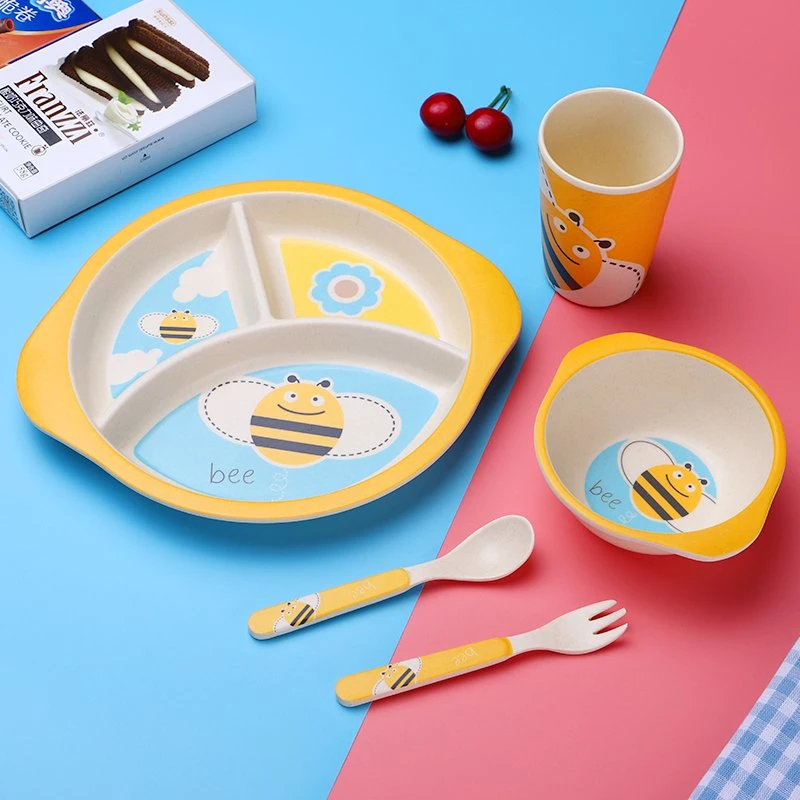 Cute Design Melamine Bamboo Fiber Tableware with Style Custom