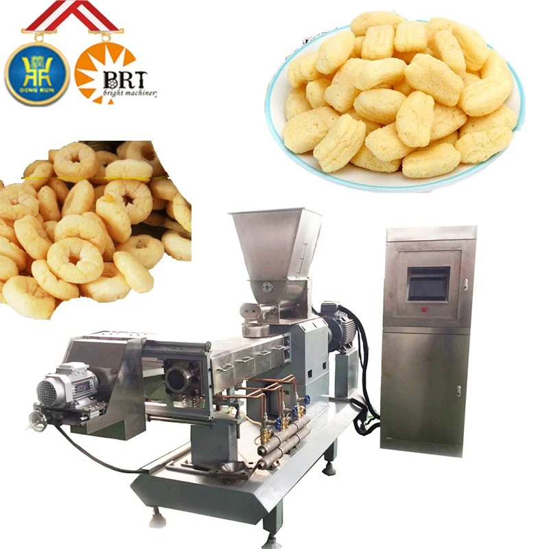 Cereal Bar Ball Snacks Production Equipment Line Machine Factory Puff Stick Twin Screw Extruder