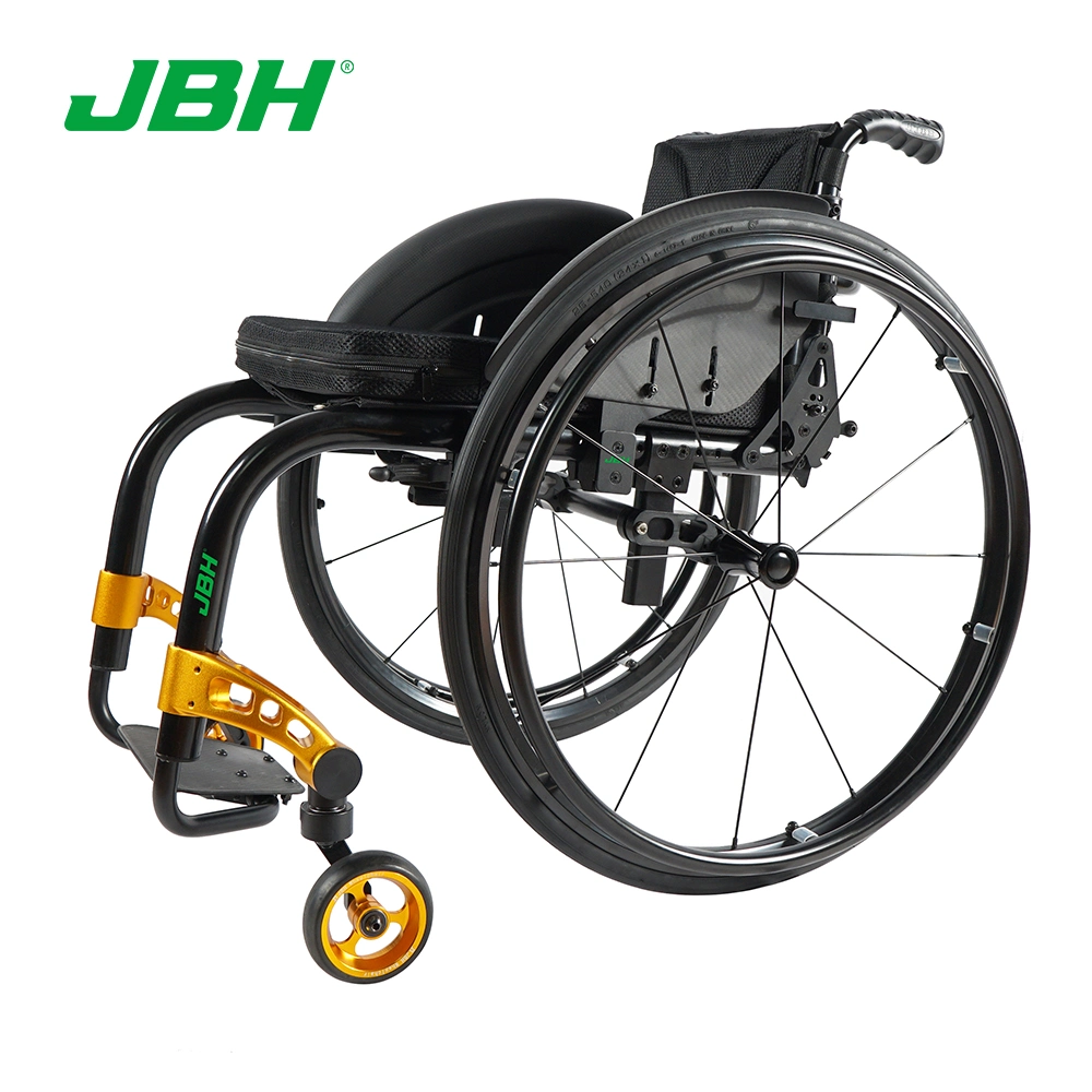 Silla de ruedas JBH S004 de alta calidad aleación de aluminio Sport silla de ruedas ligera