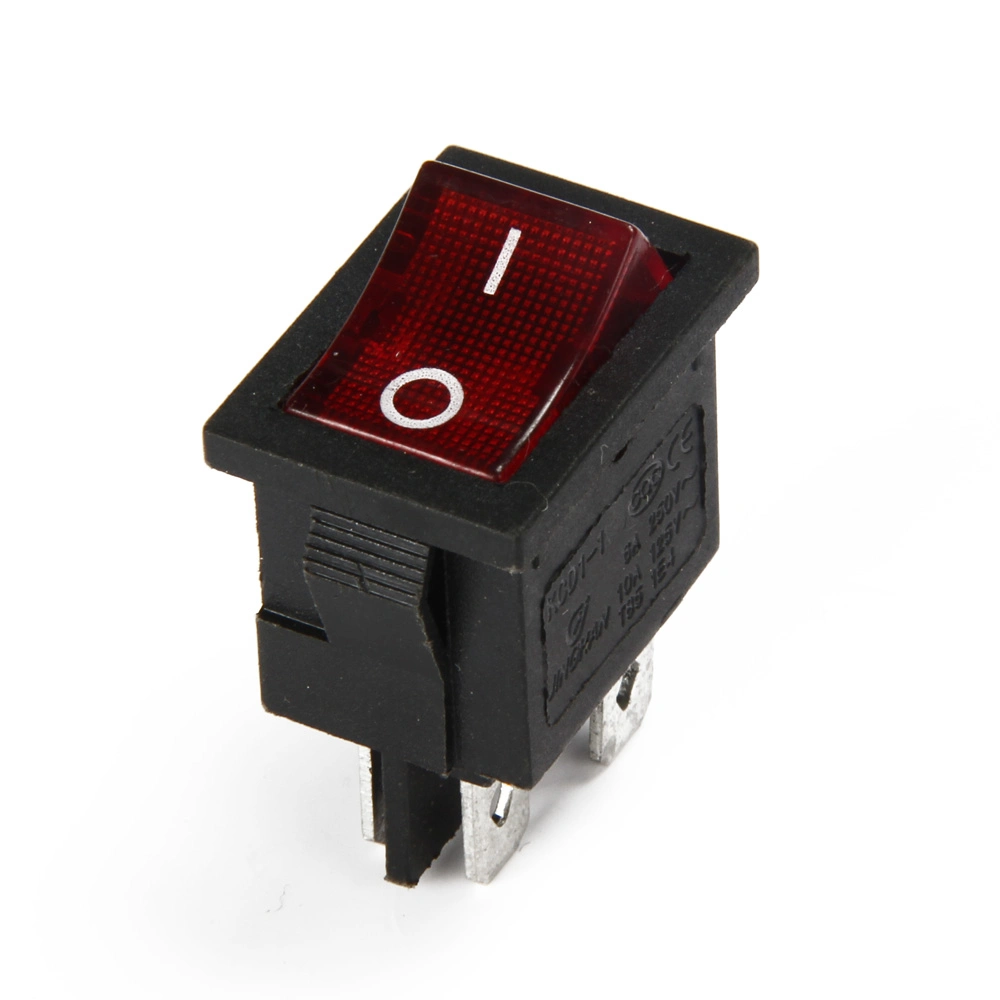 Good Quality Kcd1-104L Four-Leg Two-Speed All-Black Bent Feet Rocker Switch