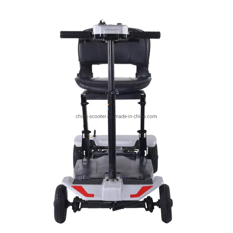 Portátil Manual Folding Electric 4 Wheel Mobility - scooter portátil com duas correias Scooter para mais antiga (MS-007C)