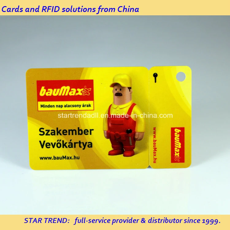 Tarjeta RFID etiqueta RFID de PVC y papel