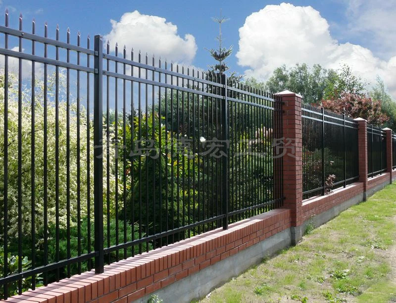 Factory Supply Gavanlized Steel Fences Wrought Iron Pool Fences