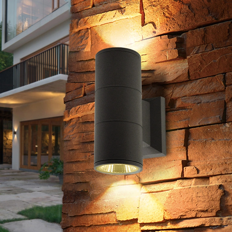 IP65 Aluminum Exterior Modern Outside Garden up and Down Waterproof Wall Light LED Outdoor Wall Lamp