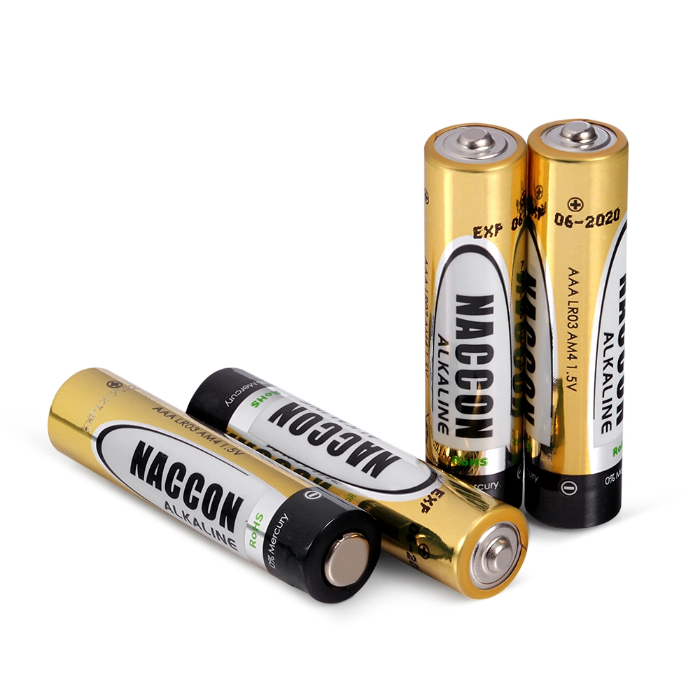 Mercury Free 1200mAh Lr03 Am4 1.5V AAA Primary Dry Battery for Remote Control