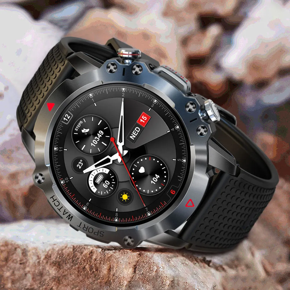 2023 Men's Sports Watch Wholesale/Supplier Bt Call Smart Watch Ring Kr10