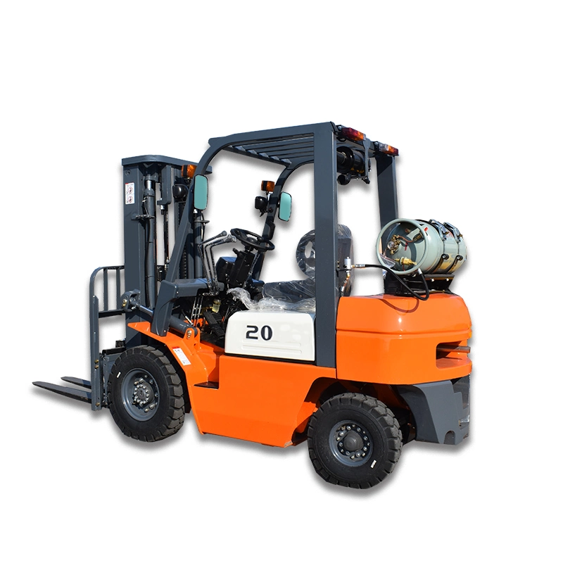 EPA Approved Japan Nissan Engine 2ton Hydraulic Hand Manual LPG/Gas/Gasoline Forklift Truck Price