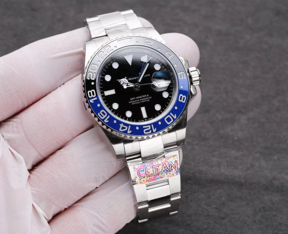 Nueva función Gmt Batman 3285 El Movimiento automático de los hombres reloj de pulsera mecánicos