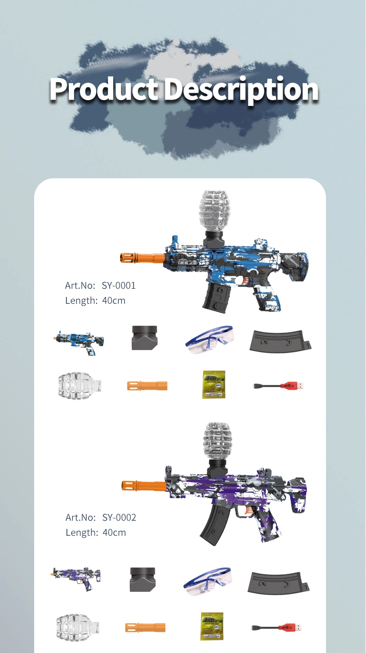 Nuevo tipo de arma de juguete salpicadura de hidrogel AK47 salpicar agua Gel Blastrer bolas Blaster arma de juguete para niños