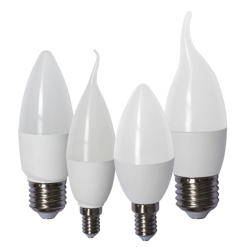 Candle LED Bulb C37 8W E27 E14 Lights for Home Chandelier