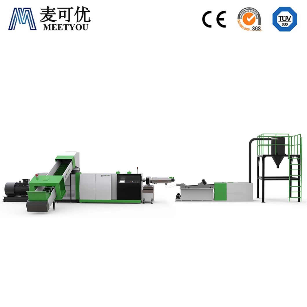 Meetyou Machinery China Acs-PRO Plastic Granulating Pelletizing Line Manufacturing Custom PP/PE Industrial Film Recycle Pellet Making Machine/Plastic Granulator