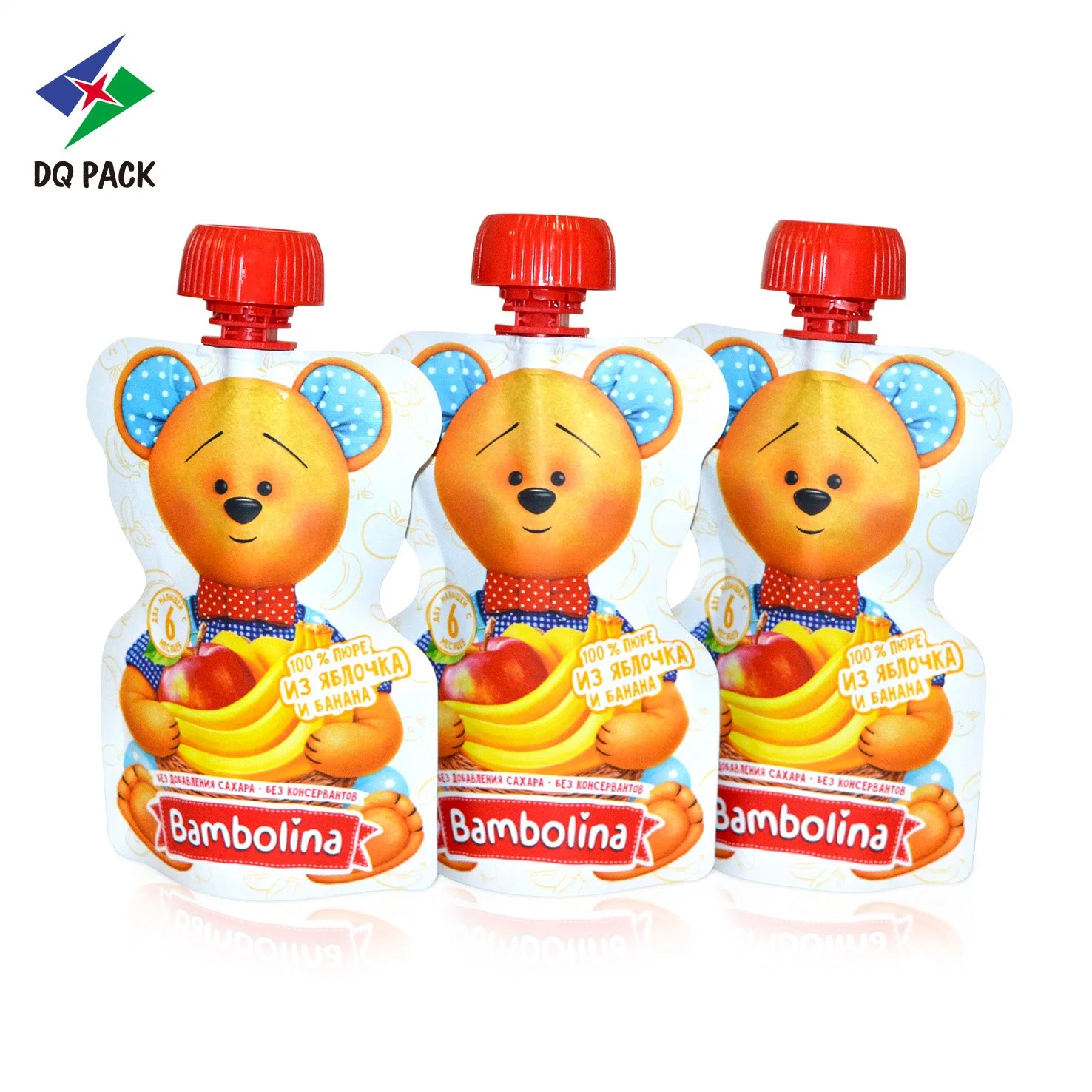 Пакет DQ: Чехол с носиком для детского питания Пакетируйте фруктовый сок Jelly Упаковка чехол Dypack Упаковка