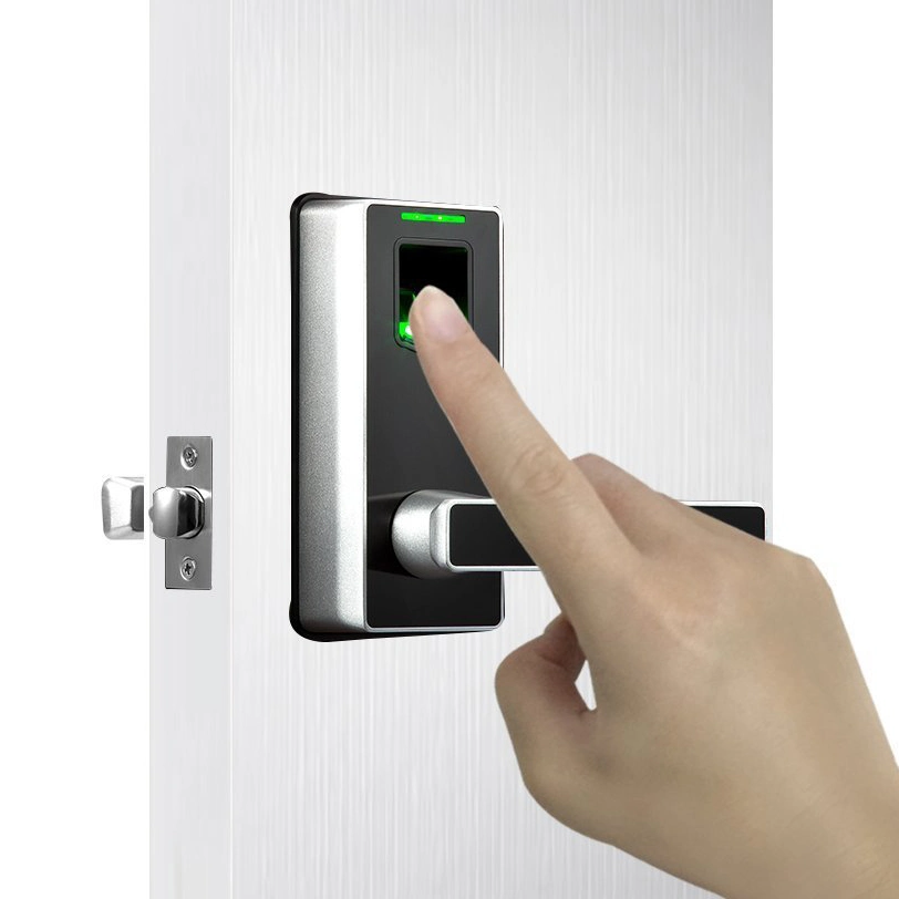 Zinc Alloy American Standard Fingerprint Combination Smart Door Lock for Wood Door with Back up Power
