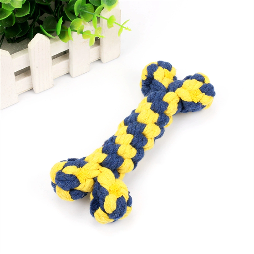 Pet Toy Resistanted Dog Chewing Indestructible Cat Bite Cotton Rope Bones