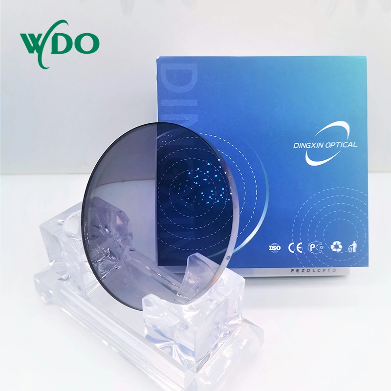 Wdo 1.56 Photochromic Lens Single Vision Optical Lentis Eye Lenses Manufacture Photogrey