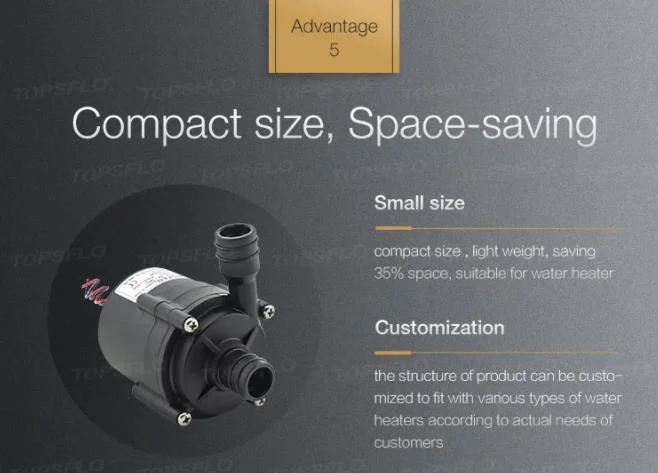 Brushless réchauffeur électrique de la circulation de la pompe centrifuge