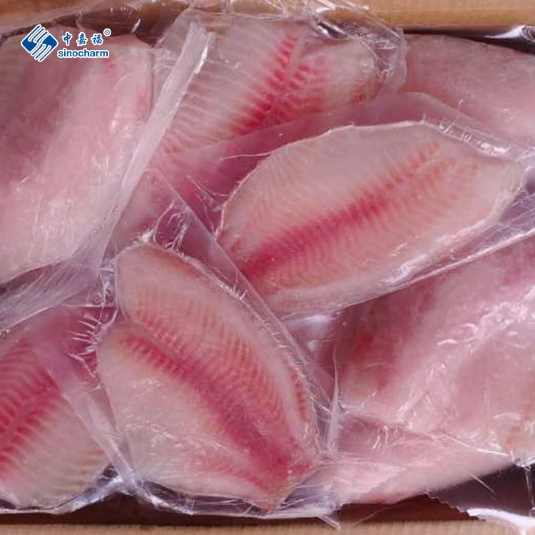 Ivp Vacuum Pack Oreochromis Niloticus Fish IQF Frozen Tilapia Fillet