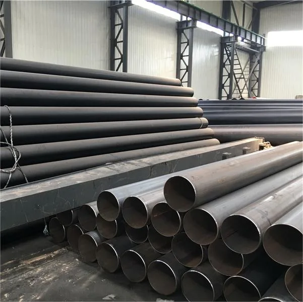 Ms Steel ERW Carbon ASTM A53 Black Iron Pipe Sch40 Welded Steel Pipe for Building Material Adequate Inventory Manufacturers