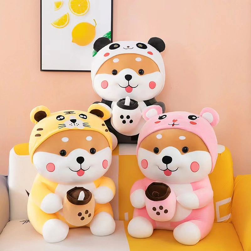 Yanxinanv Weighted Stuffed Animal Anime Accessories Tiger Rabbit Tiger Shaped Dog Pillow Plush Dog Soft Pillow.