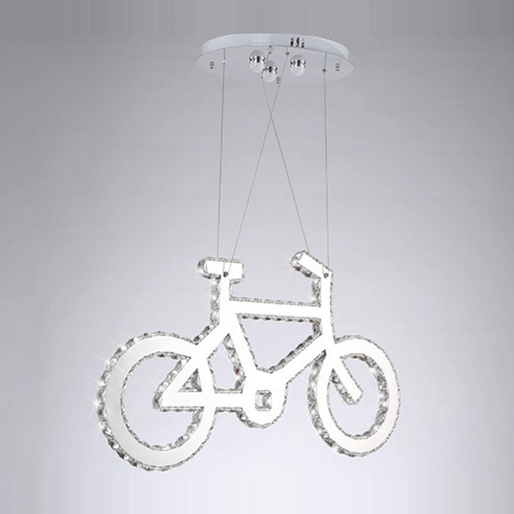 Bicycle Shape Crystal Chandelier Hot Selling Proudct Pendant Light