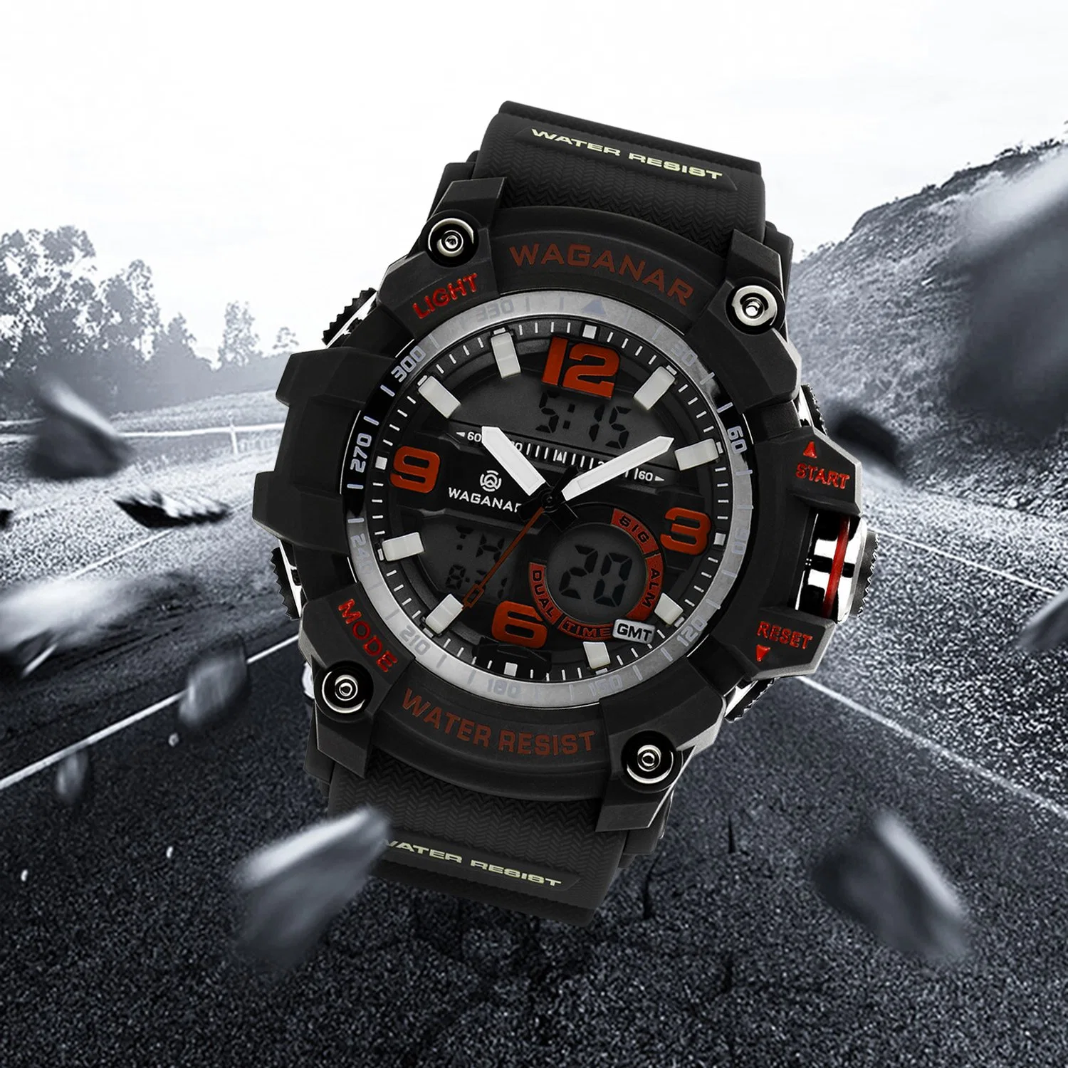 Wholesale Electronic Clock Sport Men Digital LED Quartz Wrist Watches