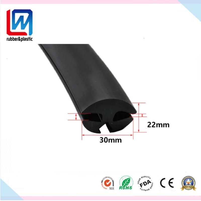 EPDM Double Glazing Windshield Rubber Seal for Car Boat